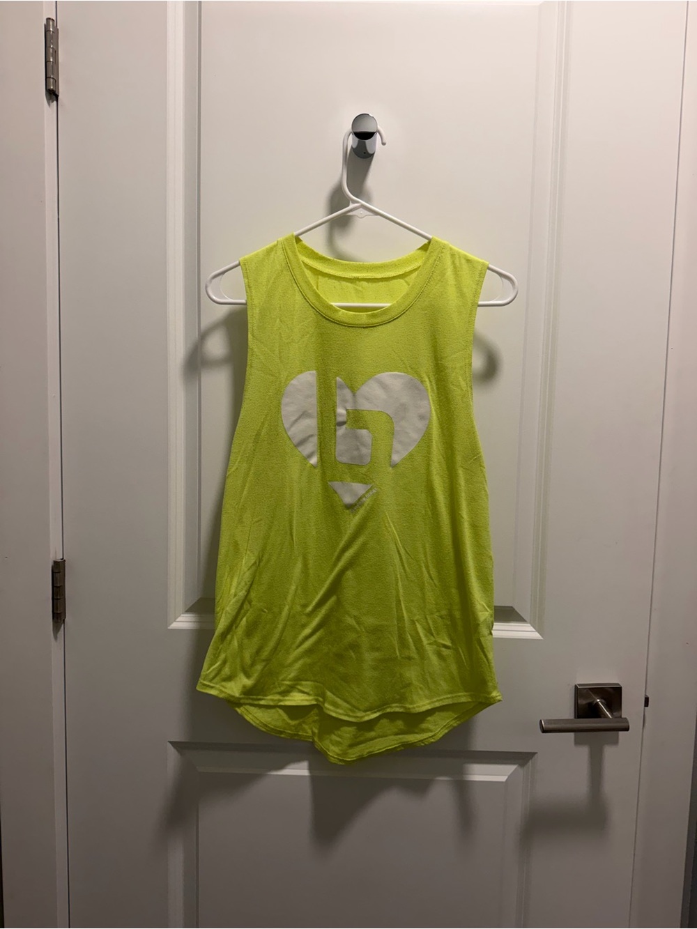 Neon Lime Burn Boot Camp Tank Top